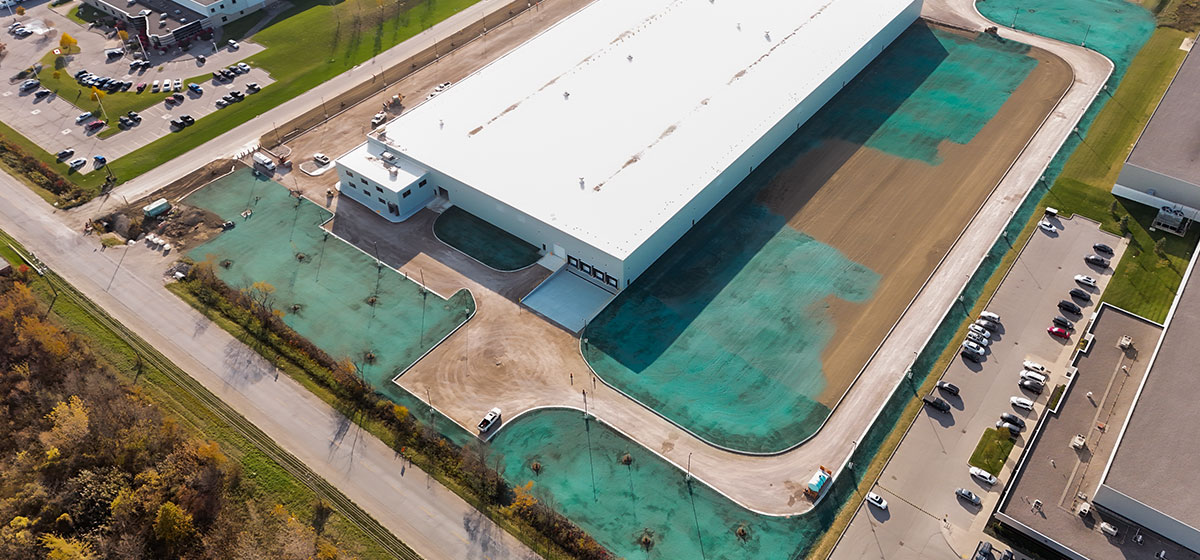 Ongoing dust control and watering services for the hydroseeded areas at the Can Art.